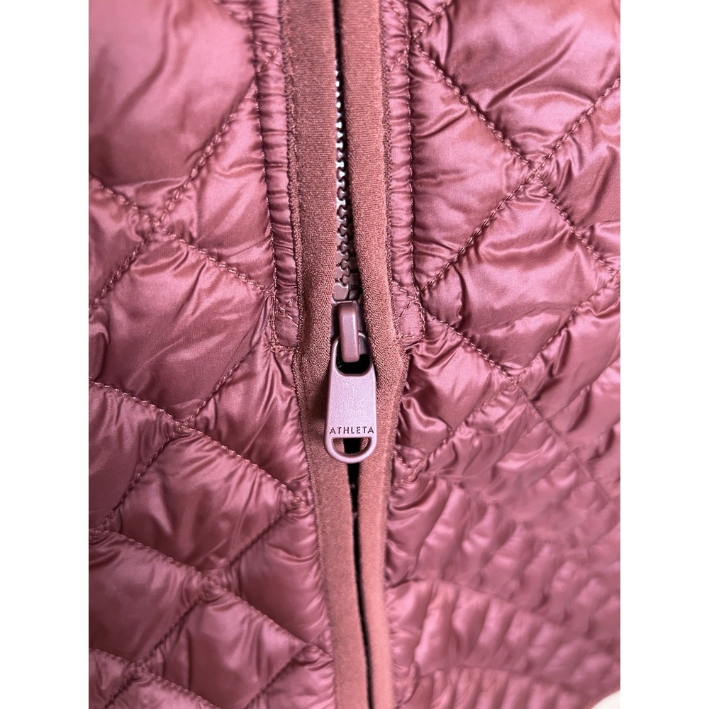 ATHLETA (L) Whisper Featherless Long Quilted Vest-Gorpcore-Insulated-Athleisure - Picture 5 of 15